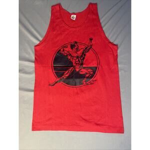 VTG 1985 Medallion Muscle Beach Tank Top Hayes Signed Bodybuilding Single Stitch